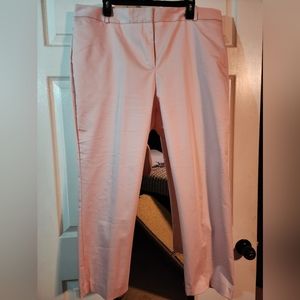 Liz Claiborne pink slacks.